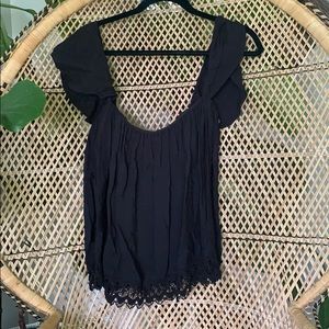 Black formal top